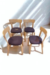 S 323 Dan set of chairs by Alvar Aalto for Artek